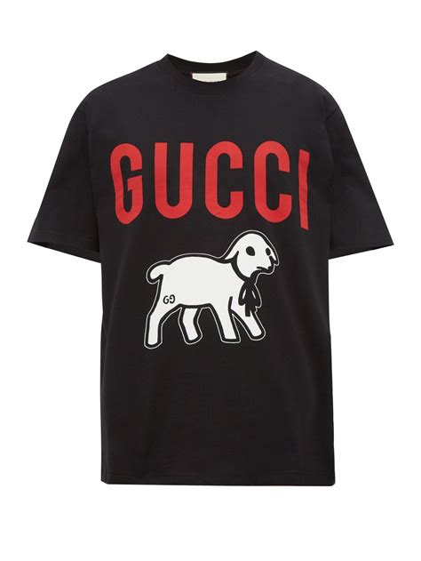 gucci lamb t shirt|Gucci t shirt sale.